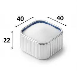 Ručka knopka LOGAN / Crna mat