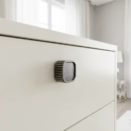 Ručka knopka LOGAN / Starosrebrna