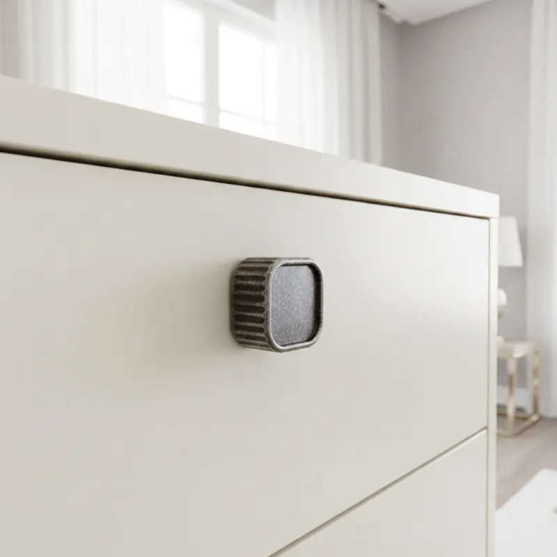 Ručka knopka LOGAN / Starosrebrna