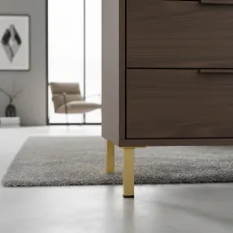 Namještajna nožica LOGAN / Zlatna mat