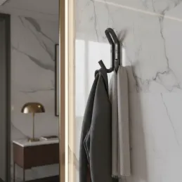 Vješalica PLATON / Crna brušena