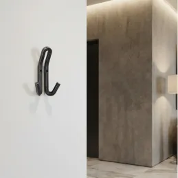 Vješalica PLATON / Crna brušena