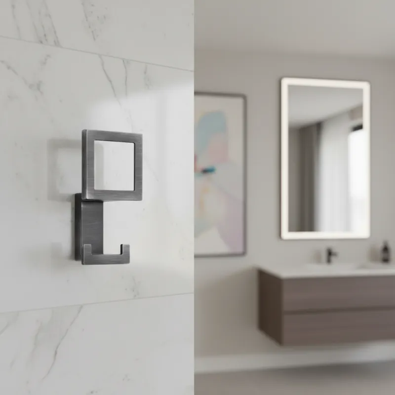 Vješalica SILVIA / Crna brušena