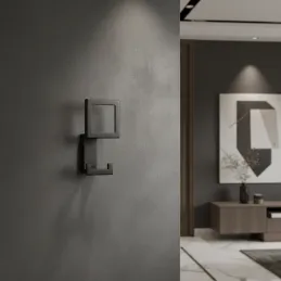 Vješalica SILVIA / Crna mat