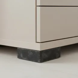 Plastična nožica 20 mm 60x60 / Crna patina