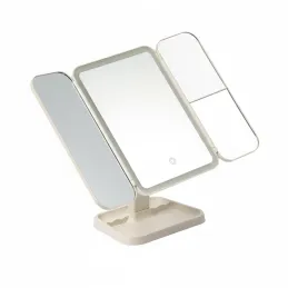 Kozmetičko ogledalo s LED svjetlom i organizatorom TREND / Krem