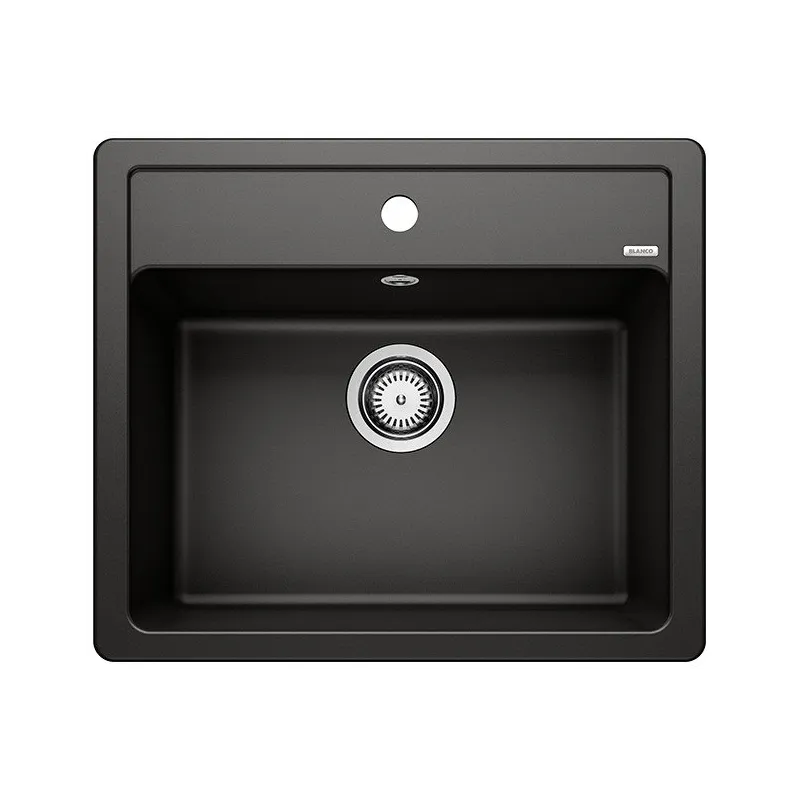 Kameninijski sudoper Blanco LEGRA 6 / Crna