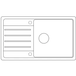 Kameninjski sudoper Blanco LEGRA XL 6 S / Bijela soft