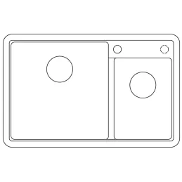 Kameninjski sudoper Blanco LEGRA 6 S