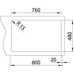 Kamenudžbasti sudoper Blanco LEGRA 6 S