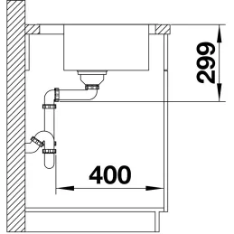 Nerđajući sudoper Blanco LEMIS 6-IF