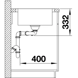 Nerezni sudoper Blanco LEMIS 8 S-IF