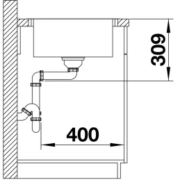 Nerđajući sudoper Blanco LEMIS XL 6 S-IF Compact