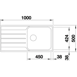 Nerđajući sudoper Blanco LEMIS XL 6 S-IF
