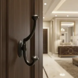 Rustikalna vješalica PLUTO / Starocrna