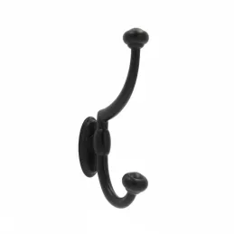 Rustikalna vješalica PLUTO / Crna mat