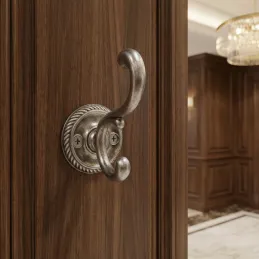 Rustikalna vješalica GALILEO / Staro srebrna