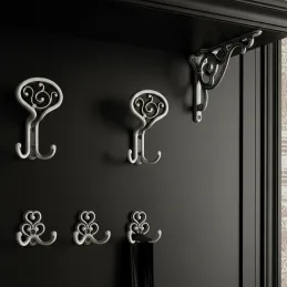 Rustikalna vješalica STRADIUS MINI / Starosrebrna