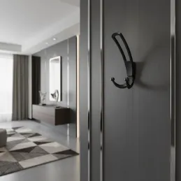 Vješalica LAMAR XL / Crna mat