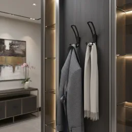 Vješalica LAMAR XL / Crna mat