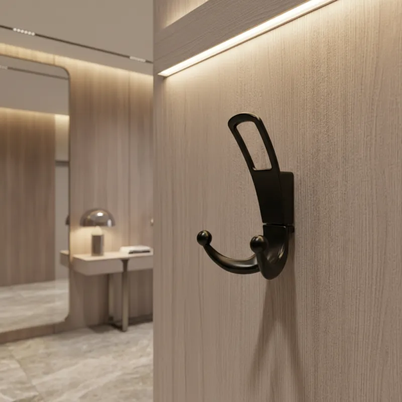 Vješalica LAMAR / Crna mat