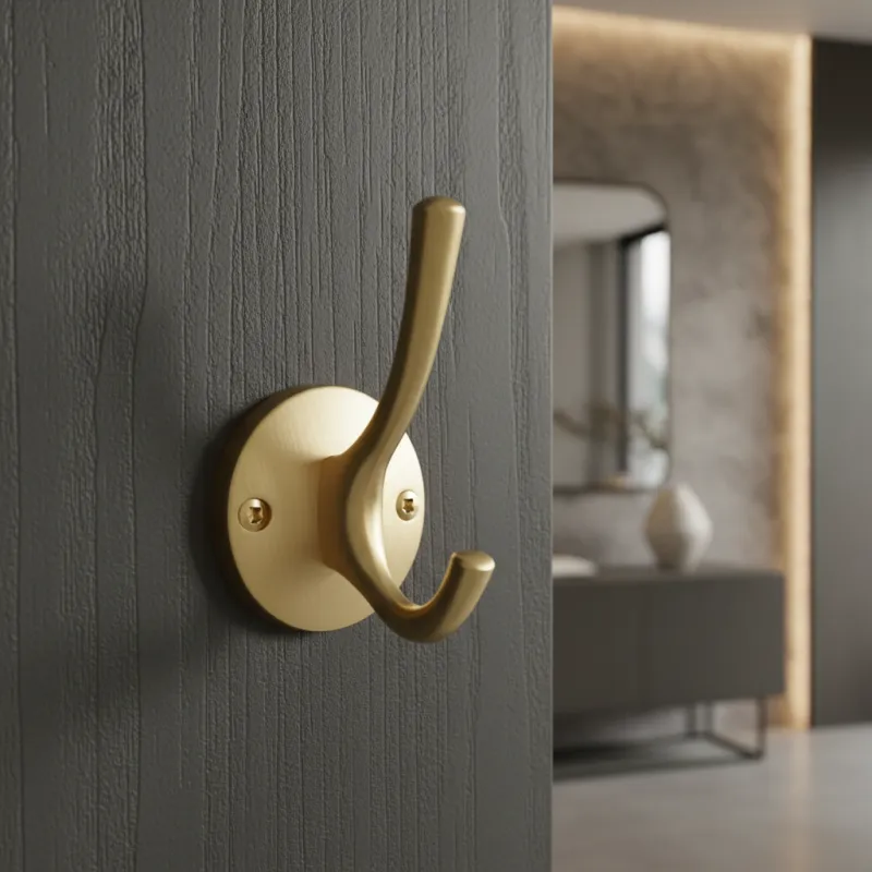 Vješalica ELIA / Zlatna mat