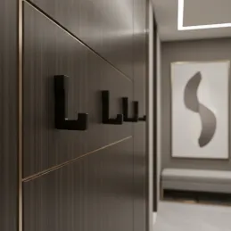 Vješalica CARMEN / Crna mat