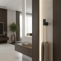 Vješalica DESIGNO / Crna mat