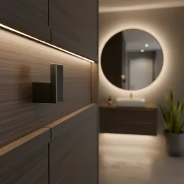 Vješalica DESIGNO / Crna mat