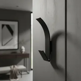 Vješalica ALBERTO / Crna mat