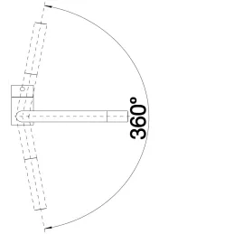 Baterija Blanco LINUS / Satin platinum
