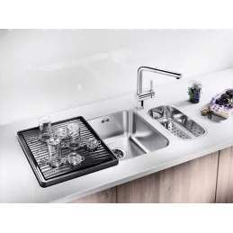 Baterija Blanco LINUS-S s tušem / PVD čelik