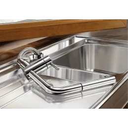 Baterija Blanco LINUS S - F - za prozor s tušem / Crna mat