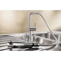 Baterija Blanco LINUS S - F - za prozor s tušem / Crna mat