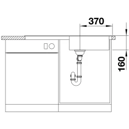 Nerezni sudoper Blanco LIVIT XL 6 S / s ekscentrom