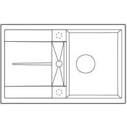 Kamen sudoper Blanco METRA 45 S / Tartufo
