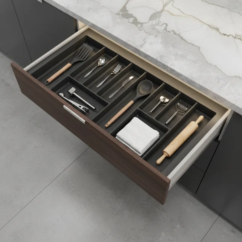 Pribor CRISTALL protuklizna površina / Antracit