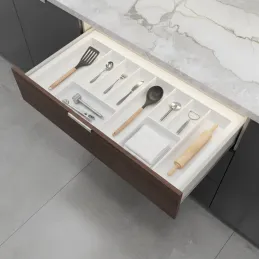 Pribor CRISTALL protuklizna površina / Bijela