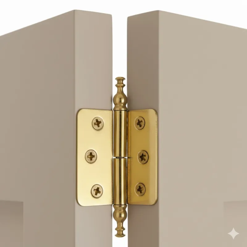 Ukrasna šarka za vrata 78 mm / Sjajno zlatna