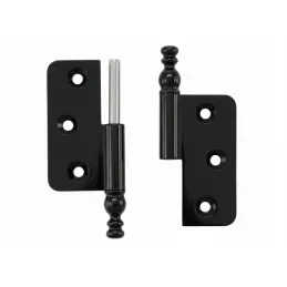 Ukrasna krilna šarka 78 mm / Crna sjajna