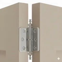 Ukrasna krilna šarka 78 mm / Sjajni krom