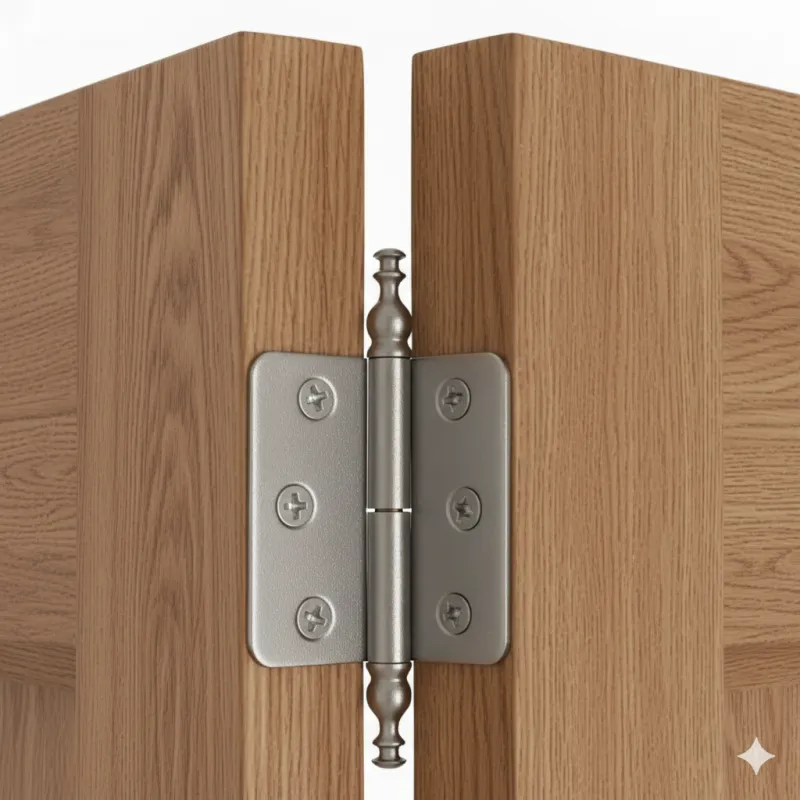 Ukrasna krilna šarka 78 mm / Matirani krom