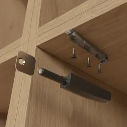 Piston za otvaranje vrata bez ručki MOVE Mini / Siva