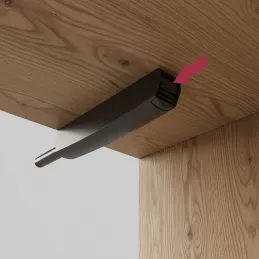 Piston za otvaranje vrata bez ručki MOVE Mini / Siva