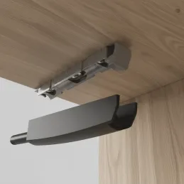 Puž za otvaranje vrata bez ručki MOVE Maxi / Siva