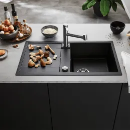 Kameninový sudoper Blanco METRA 5 S / Crna