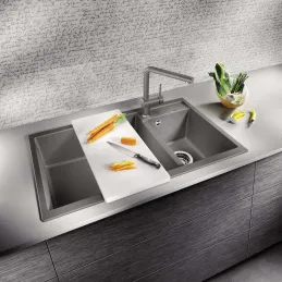 Kamniti sudoper Blanco METRA 9 / Siva stijena