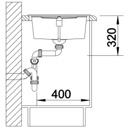 Kameninjski sudoper Blanco METRA XL 6 S / Bijela soft