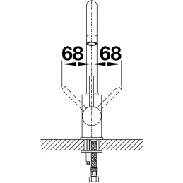 Baterija Blanco MIDA silgranit / Crna