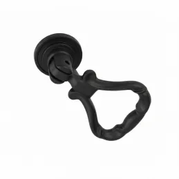 Rustikalna ručkica gumb CORTINA / Crna mat